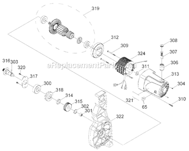 Part Location Diagram of 5140084-13 DeWALT MOTOR COVER
